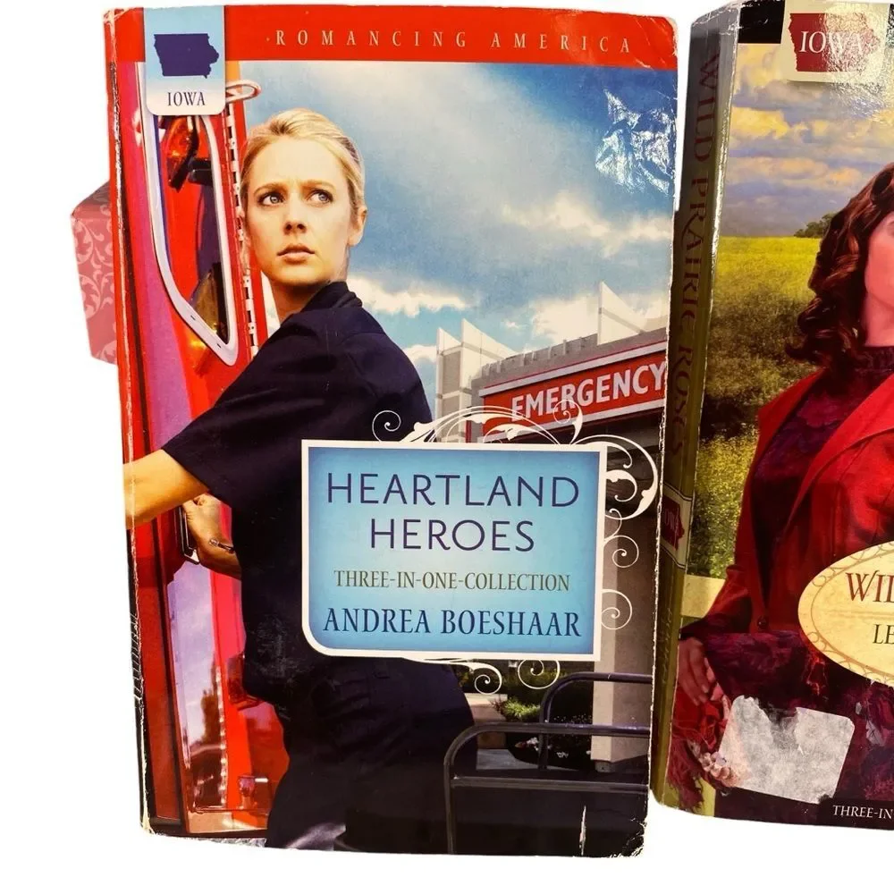 Iowa Romance Novels Set of 2 Romance Paperbacks Book Bundle